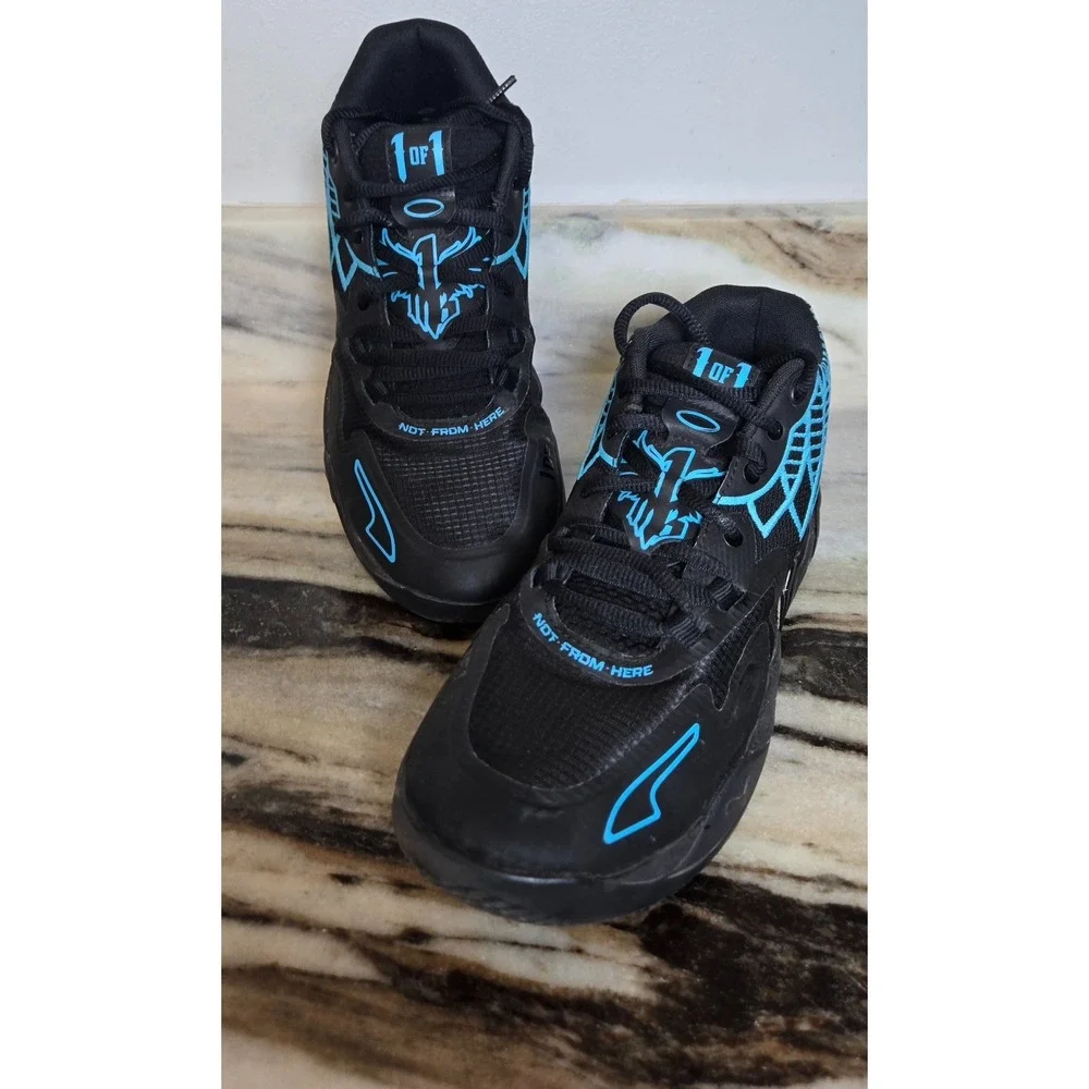 Puma MB.01 Buzz City - 376443-13‎ Black Blue Size 8 - Picture 6 of 9